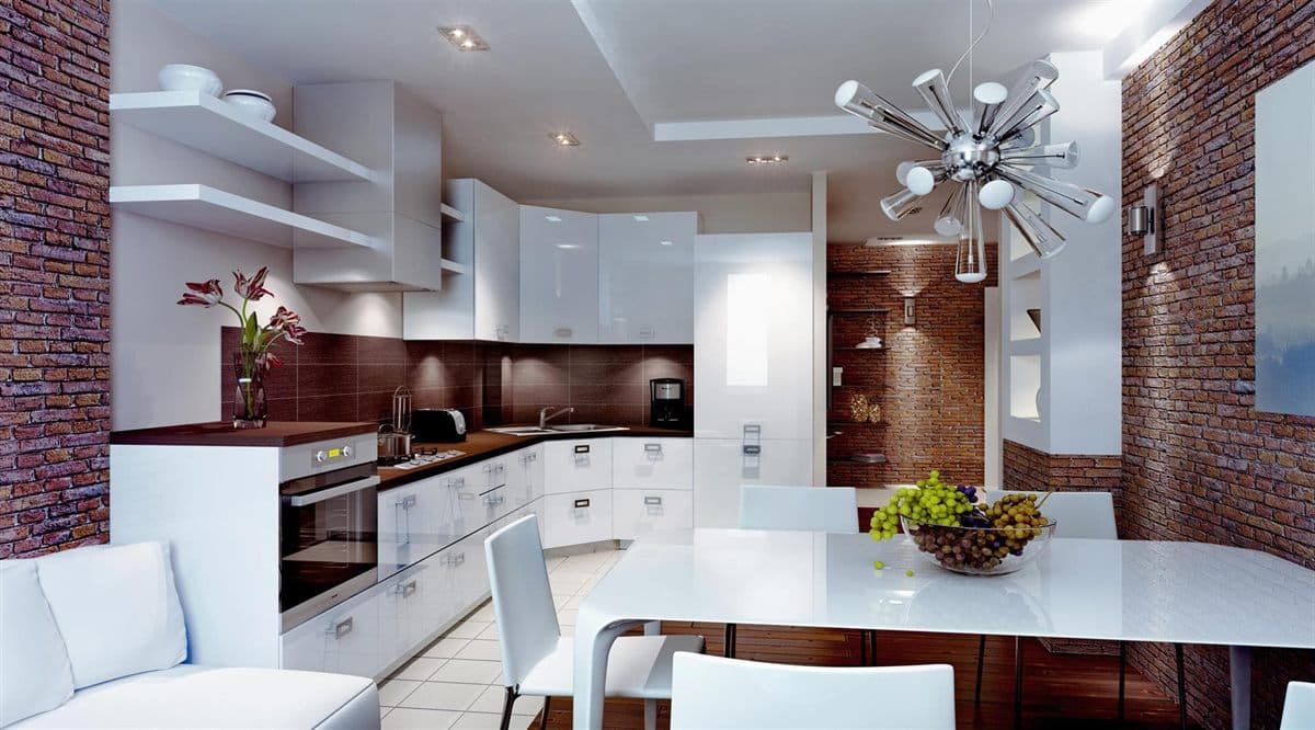Cocina a medida fabricada por Muebles Ricoy en Noia