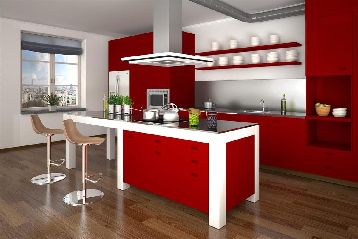 Cocina a medida fabricada por Muebles Ricoy en Noia
