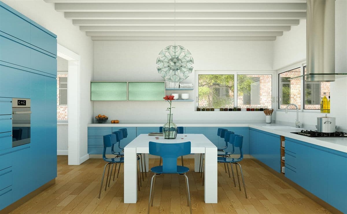 Cocina a medida fabricada por Muebles Ricoy en Noia